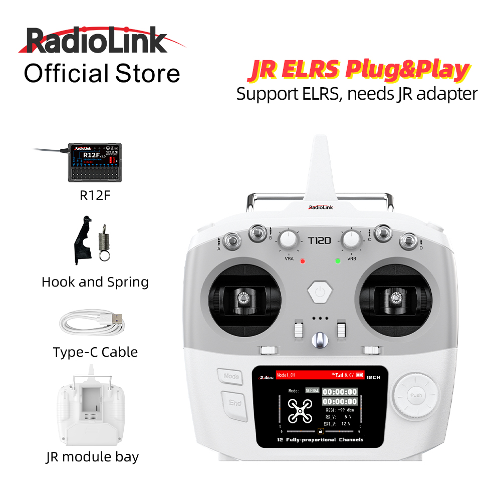 Modulo RadioLink T12D JR 12CH  - Drone Gimbal Controller recensione e prezzo